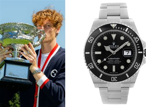 nnis players sponsored by rolex|jannik sinner Rolex.